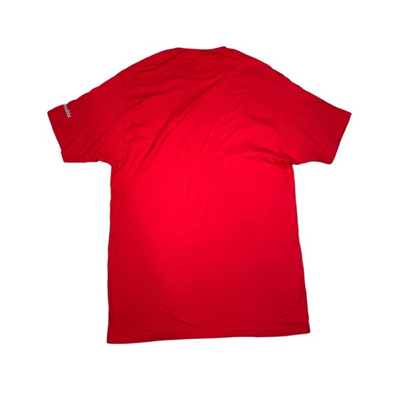 NWT COLUMBIA Men’s T Shirt Medium Red Graphic Short Sleeve Athletic Outdoors - Picture 2 of 3